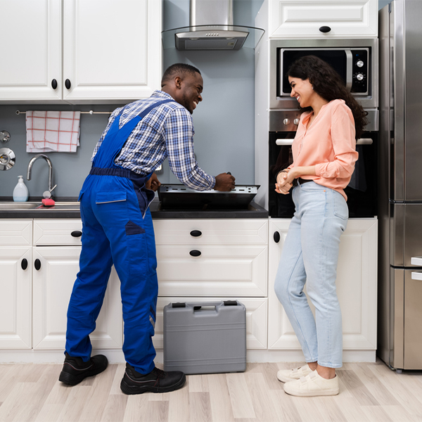 can you provide an estimate for cooktop repair before beginning any work in Gibbsville